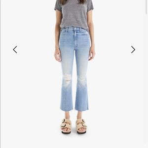 MOTHER the hustler ankle fray size 25